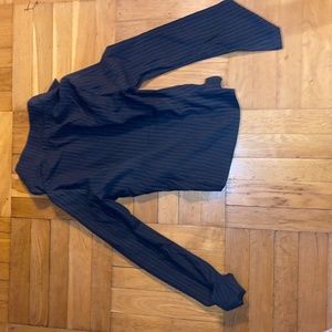 Princess Polly ANNI STRIPE SHIRT PINSTRIPE XXS